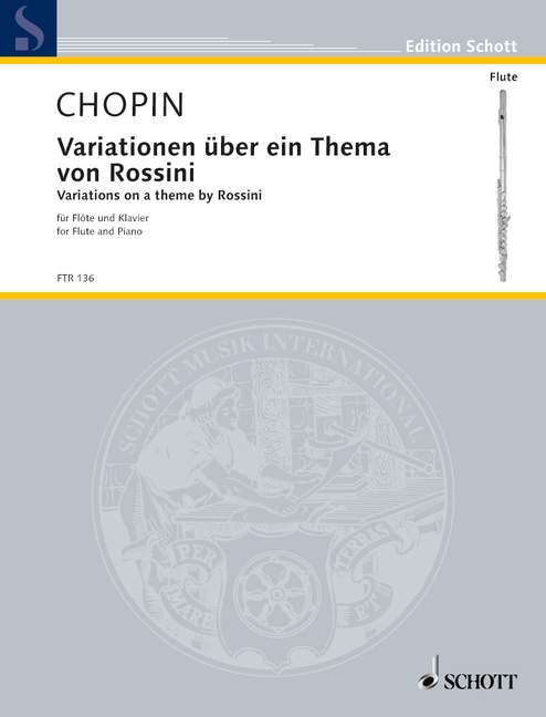 Vorderes Coverbild Variationen über ein Thema von Rossini E-Dur op. posth. 