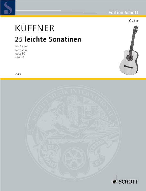 Vorderes Coverbild 25 leichte Sonatinen op. 80 