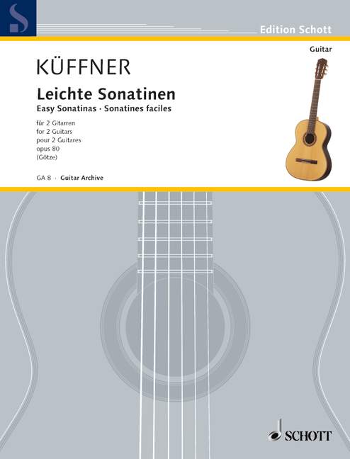 Vorderes Coverbild Leichte Sonatinen op. 80 