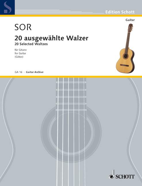 Vorderes Coverbild 20 ausgewählte Walzer 