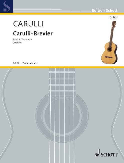 Vorderes Coverbild Carulli-Brevier Band 1