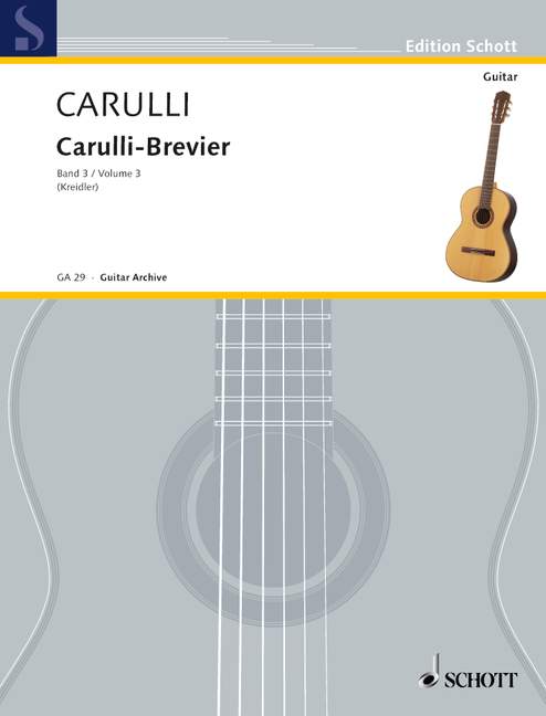 Vorderes Coverbild Carulli-Brevier Band 3