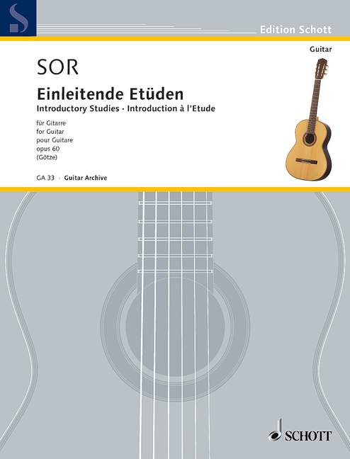 Vorderes Coverbild Einleitende Etüden op. 60 