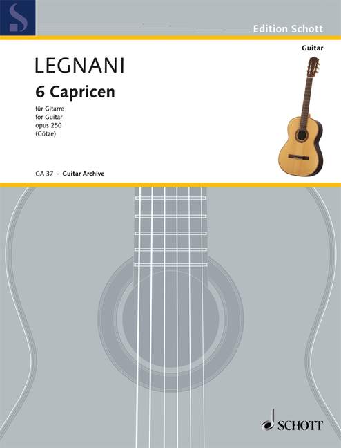 Vorderes Coverbild 6 Capricen op. 250 