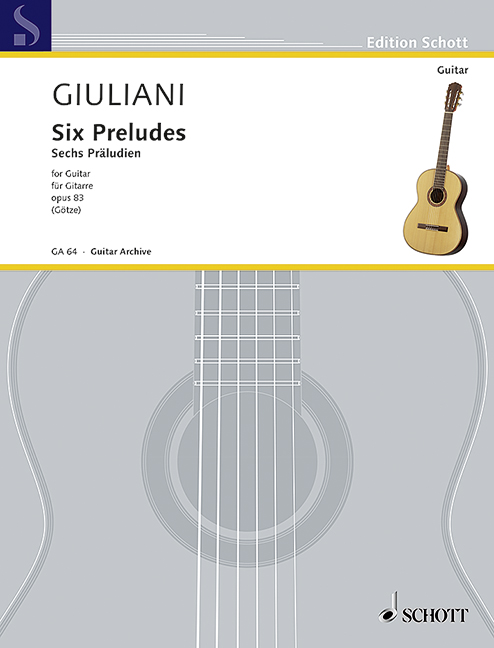 Vorderes Coverbild Sechs Präludien op. 83 