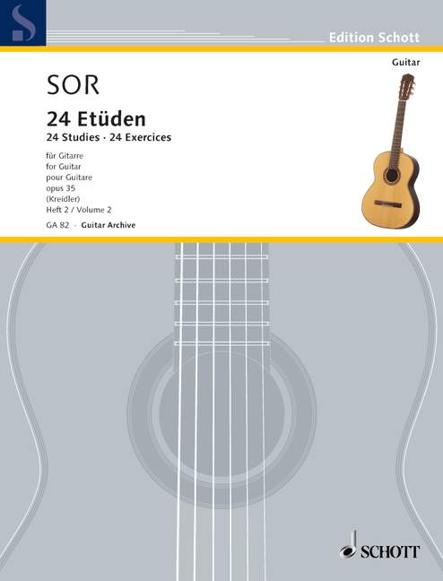 Vorderes Coverbild 24 Etüden op. 35/2 
