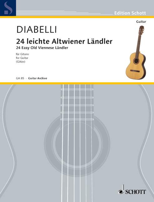 Vorderes Coverbild 24 leichte Altwiener Ländler 