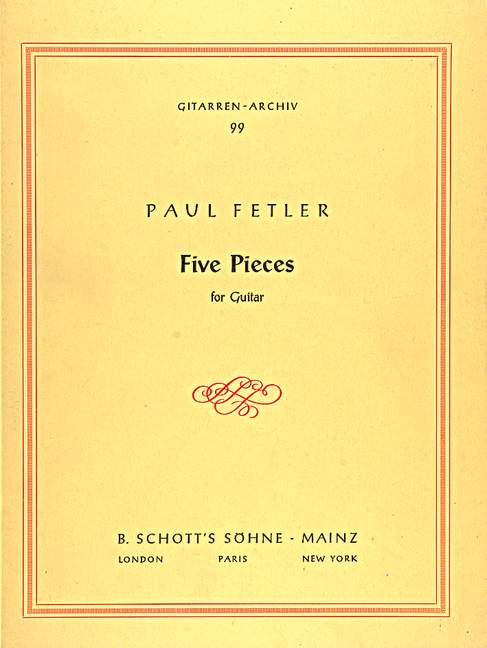 Vorderes Coverbild Five Pieces 