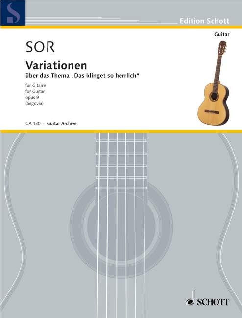 Vorderes Coverbild Variationen op. 9 