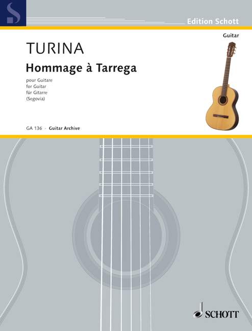 Vorderes Coverbild Hommage à Tárrega op. 69 