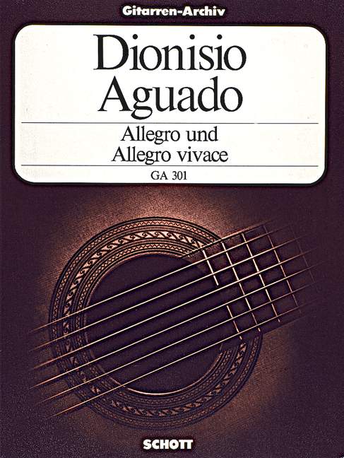 Vorderes Coverbild Allegro und Allegro vivace 