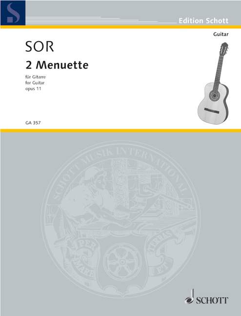 Vorderes Coverbild 2 Menuette aus op. 11/5 und 6 