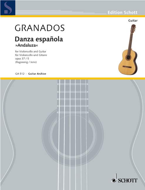 Vorderes Coverbild Danza española"Andaluza" op. 37/5 
