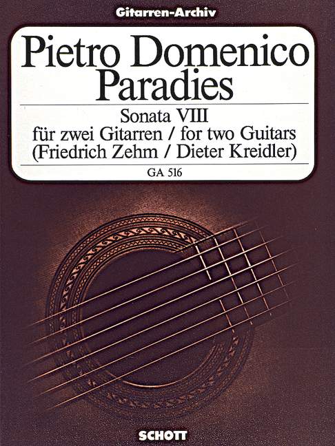 Vorderes Coverbild Sonata VIII 