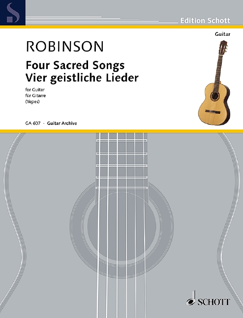 Vorderes Coverbild Vier geistliche Lieder 