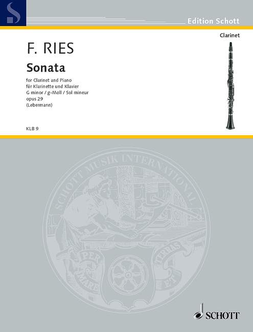 Vorderes Coverbild Sonata g-Moll op. 29 