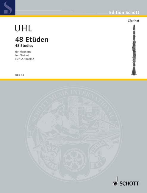 Vorderes Coverbild 48 Etüden Heft 2