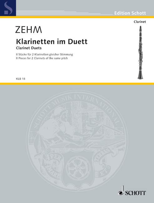 Vorderes Coverbild Klarinetten im Duett 