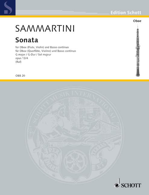Vorderes Coverbild Sonata G-Dur op. 13/4 