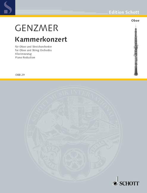 Vorderes Coverbild Kammerkonzert GeWV 147 