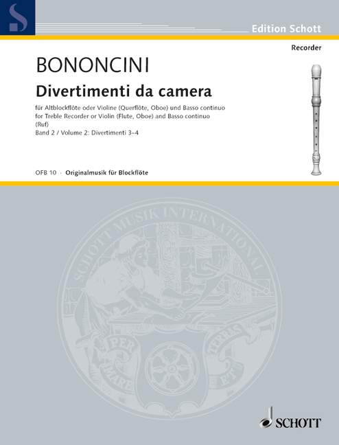Vorderes Coverbild Divertimenti da camera 