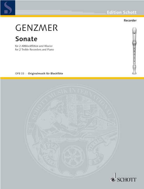 Vorderes Coverbild Sonate GeWV 318 