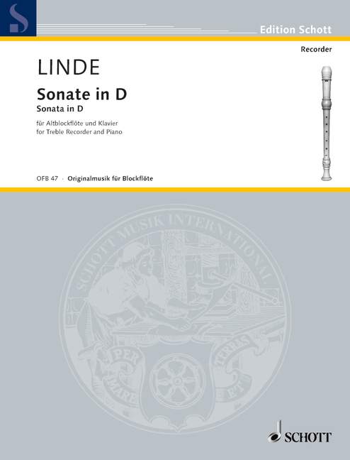 Vorderes Coverbild Sonate in D 