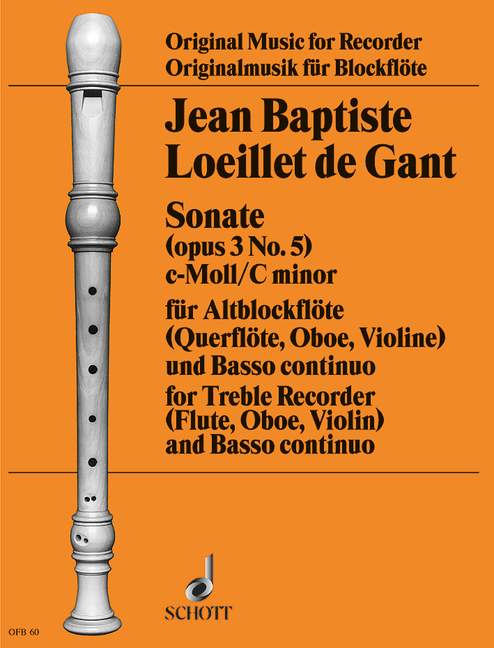 Vorderes Coverbild Sonate op. 3 