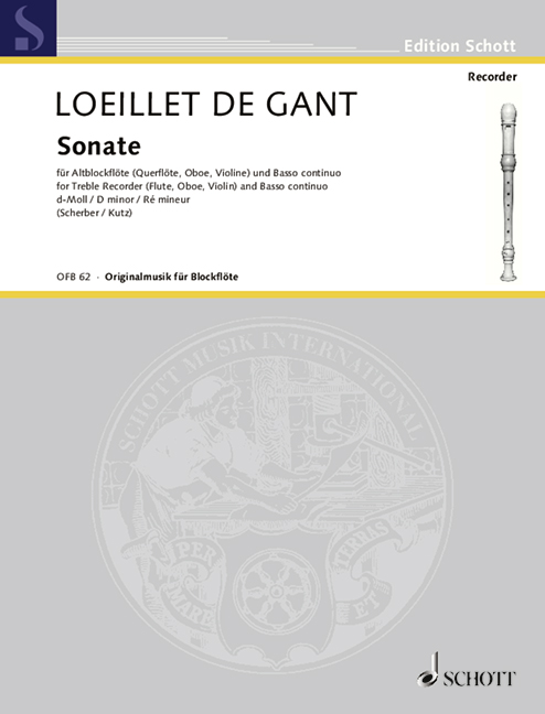 Vorderes Coverbild Sonate op. 3 
