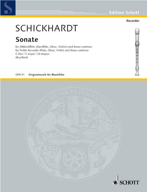 Vorderes Coverbild Sonate C-Dur 