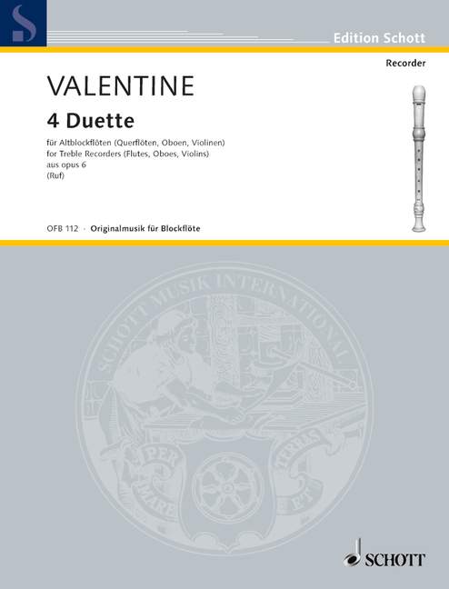 Vorderes Coverbild 4 Duette op. 6/1-4 