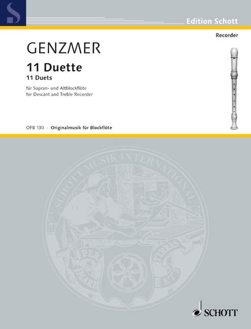 Vorderes Coverbild 11 Duette GeWV 276 