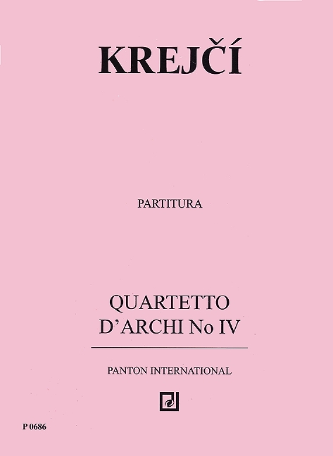 Vorderes Coverbild Streichquartett Nr. 4 