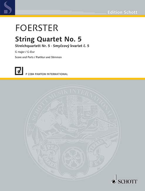 Vorderes Coverbild Streichquartett Nr. 5 