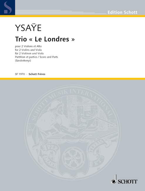 Vorderes Coverbild Trio "Le Londres" 