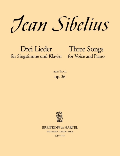 Anderes Coverbild Drei Lieder op. 36