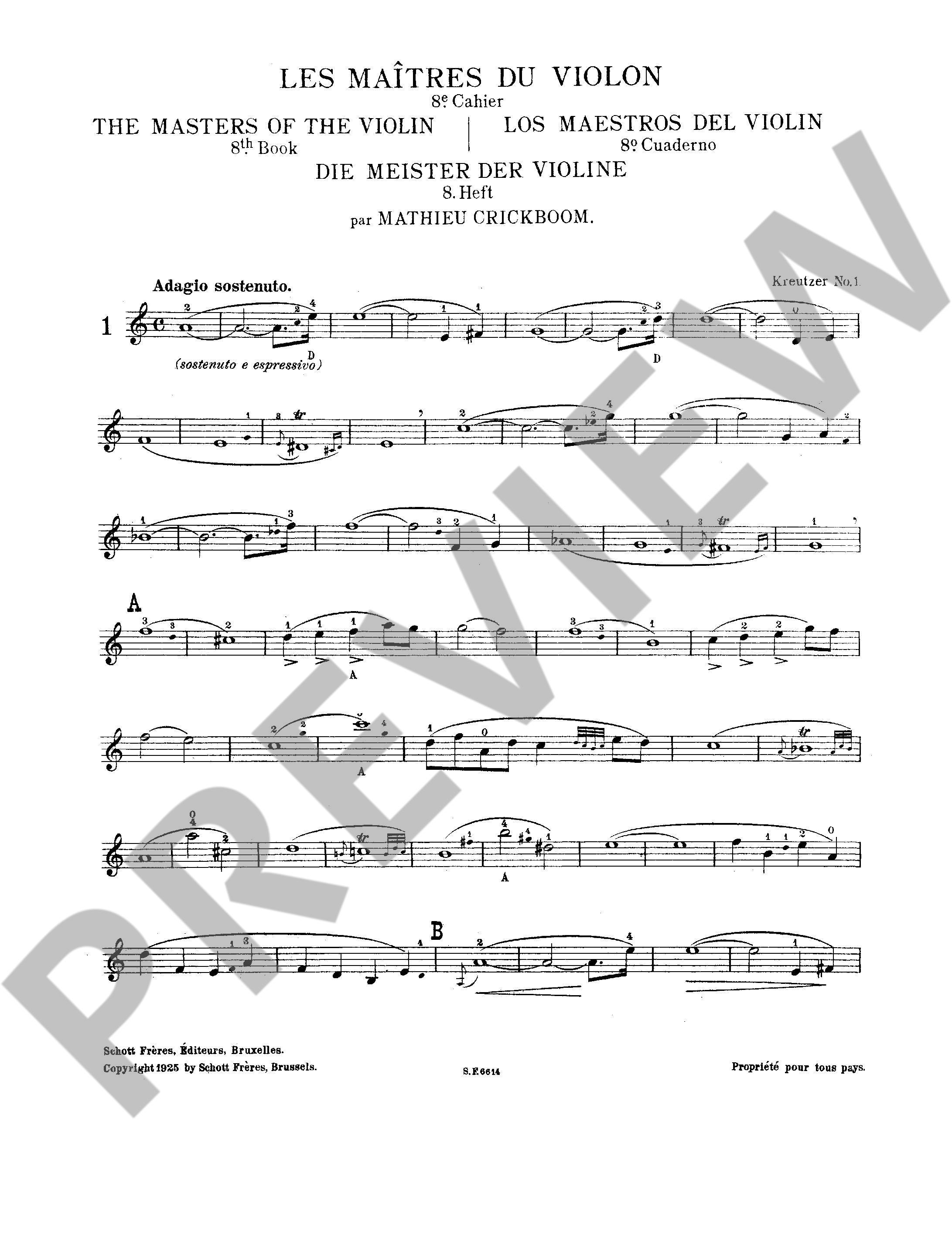 Anderes Coverbild Die Meister der Violine Band 8