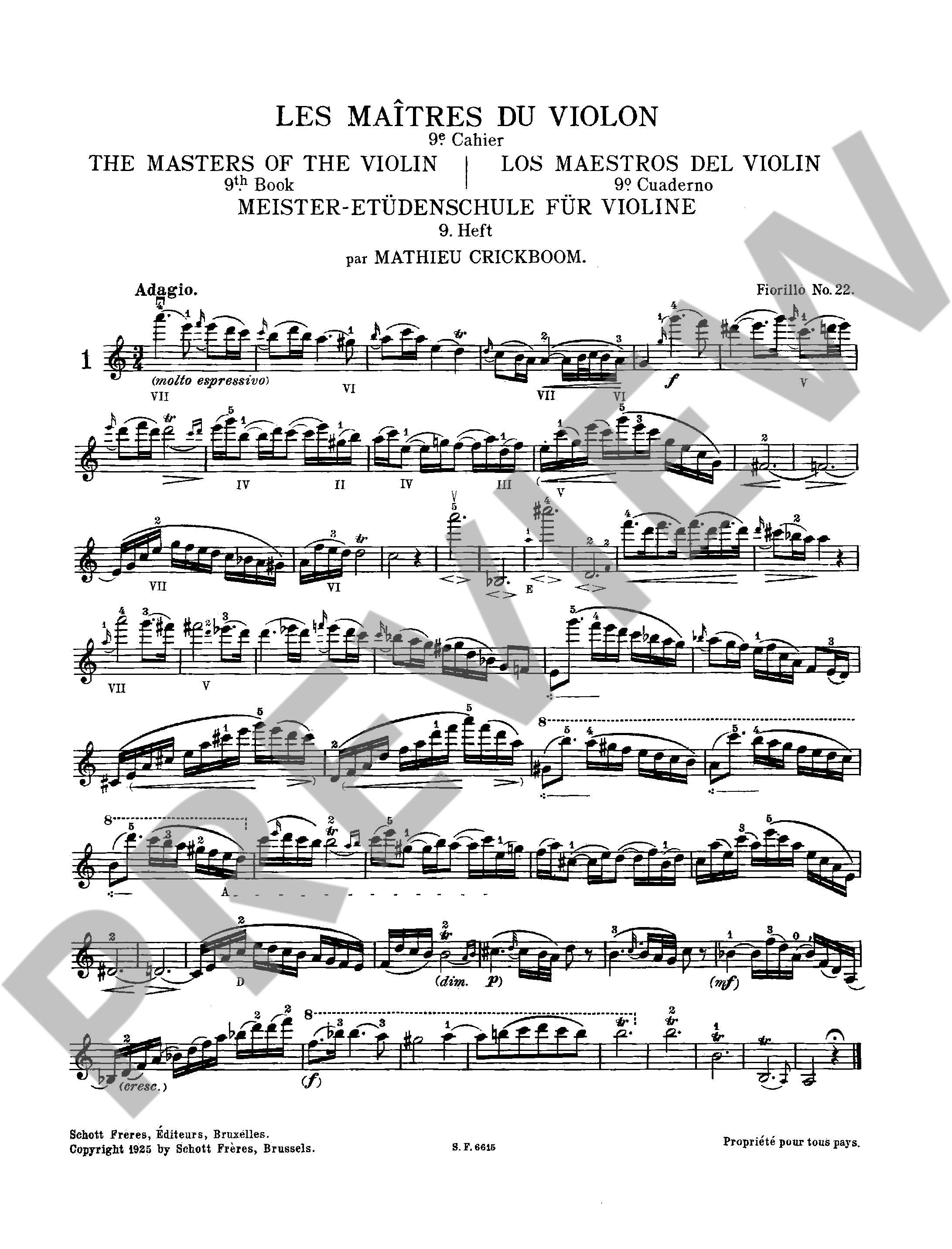 Anderes Coverbild Die Meister der Violine Band 9