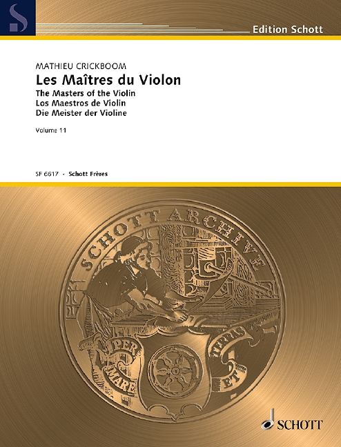 Vorderes Coverbild Die Meister der Violine Band 11