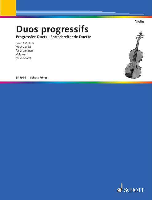 Vorderes Coverbild Fortschreitende Duette Band 1