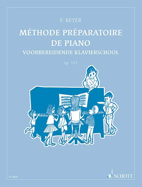Vorderes Coverbild Vorbereitende Klavierschule op. 101 