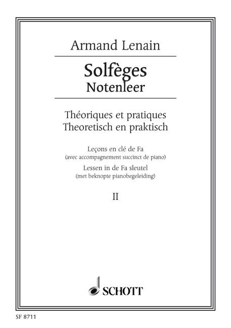 Vorderes Coverbild Solfèges Band 2