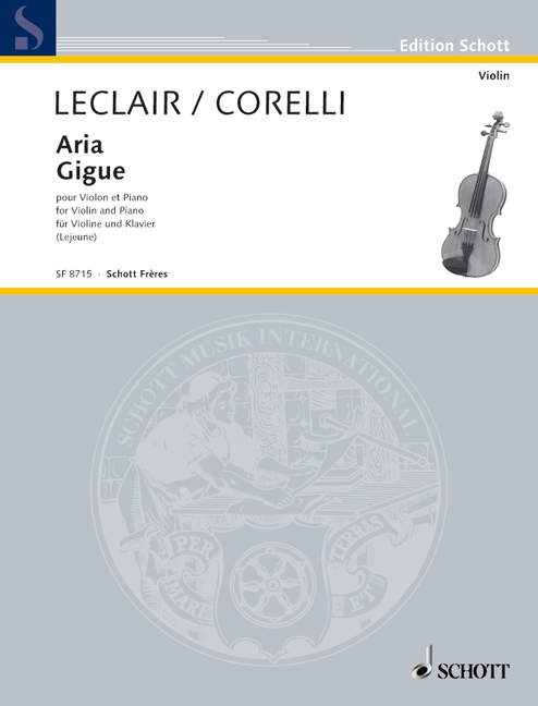 Vorderes Coverbild Aria/Gigue Nr. 1