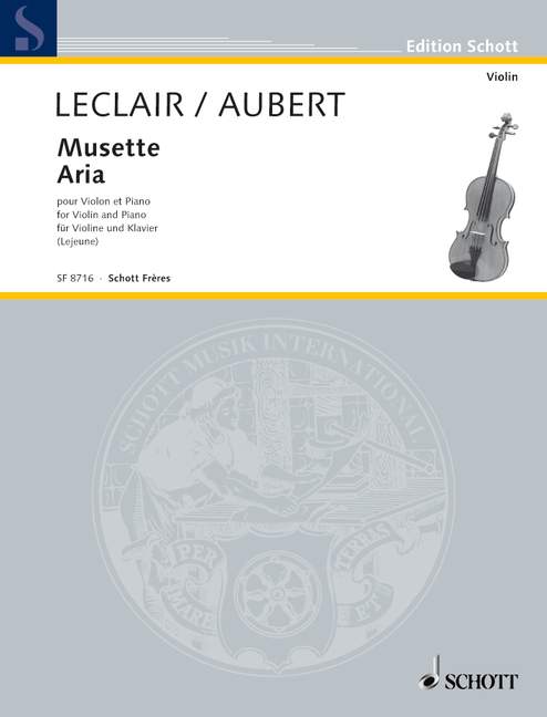Vorderes Coverbild Musette/Aria Nr. 2