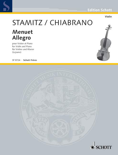 Vorderes Coverbild Menuet/Allegro Nr. 10