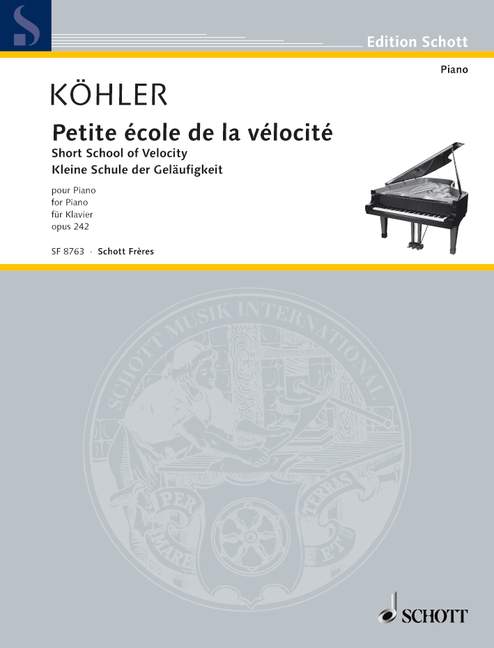 Vorderes Coverbild Petite école de la vélocité op. 242 