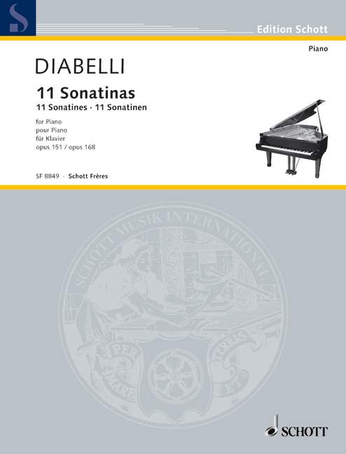 Vorderes Coverbild 11 Sonatinen op. 151 und 168