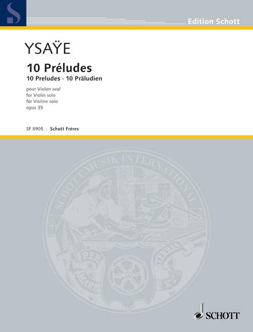 Vorderes Coverbild 10 Préludes op. 35 