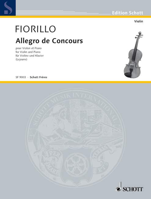 Vorderes Coverbild Allegro de Concours 