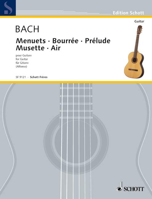 Vorderes Coverbild Menuet I G-Dur/Bourrée e-Moll/Prélude D-Dur/Musette D-Dur/Menuet II G-Dur/Aria a-Moll Nr. 2